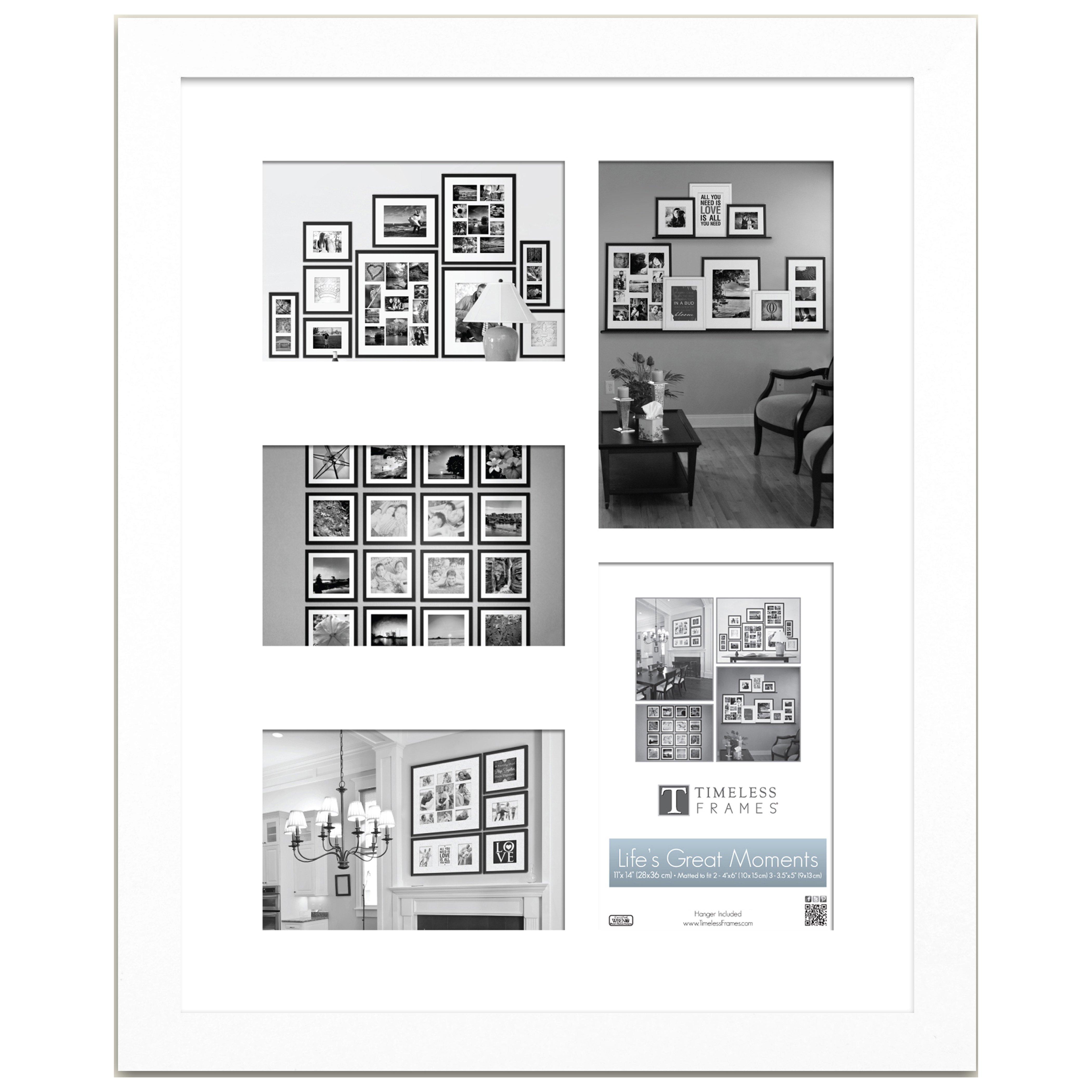 TIMELESS FRAMES 11x14 5 Op Collage White Wall Frame