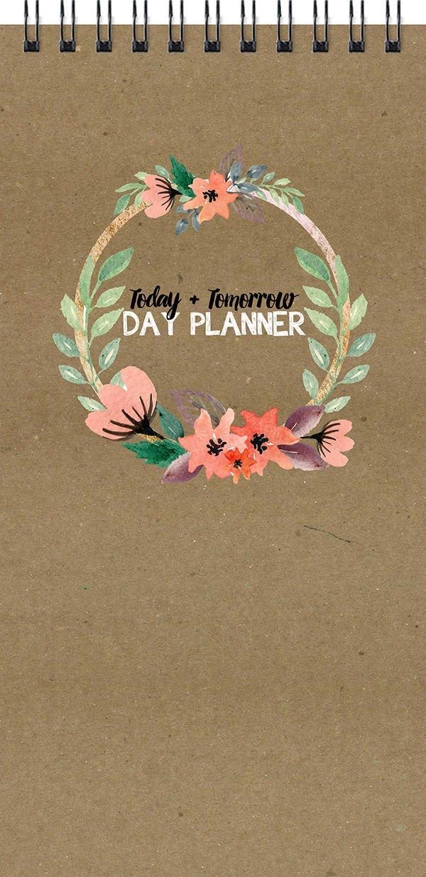 Floral Today & Tomorrow Day Planner