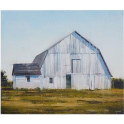 Old White Barn Canvas Wall Art