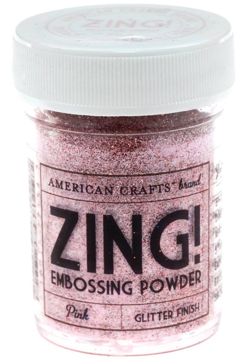 American Crafts Zing! Glitter Embossing Powder 1 Oz-Black