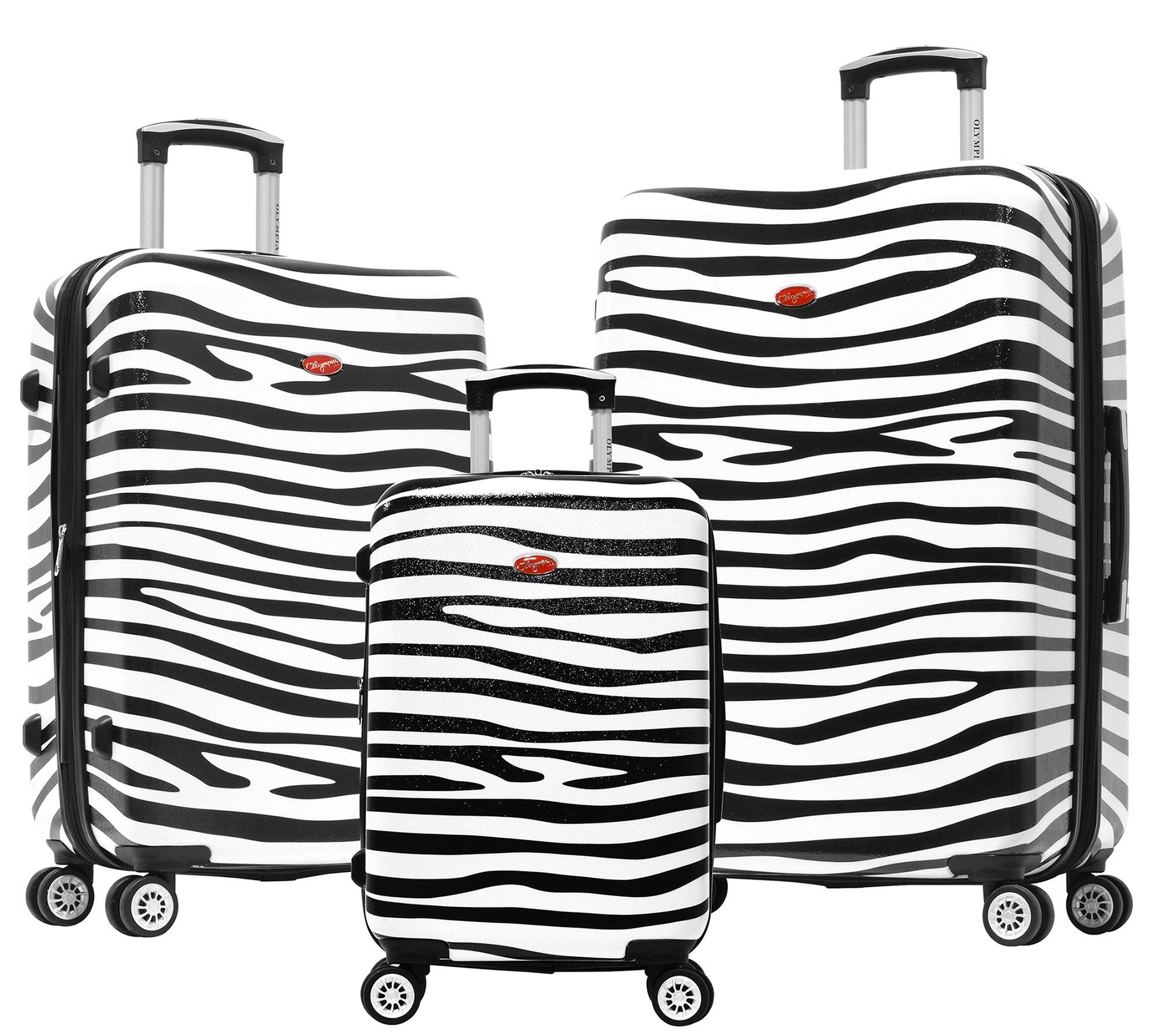 zebra luggage sets clearance