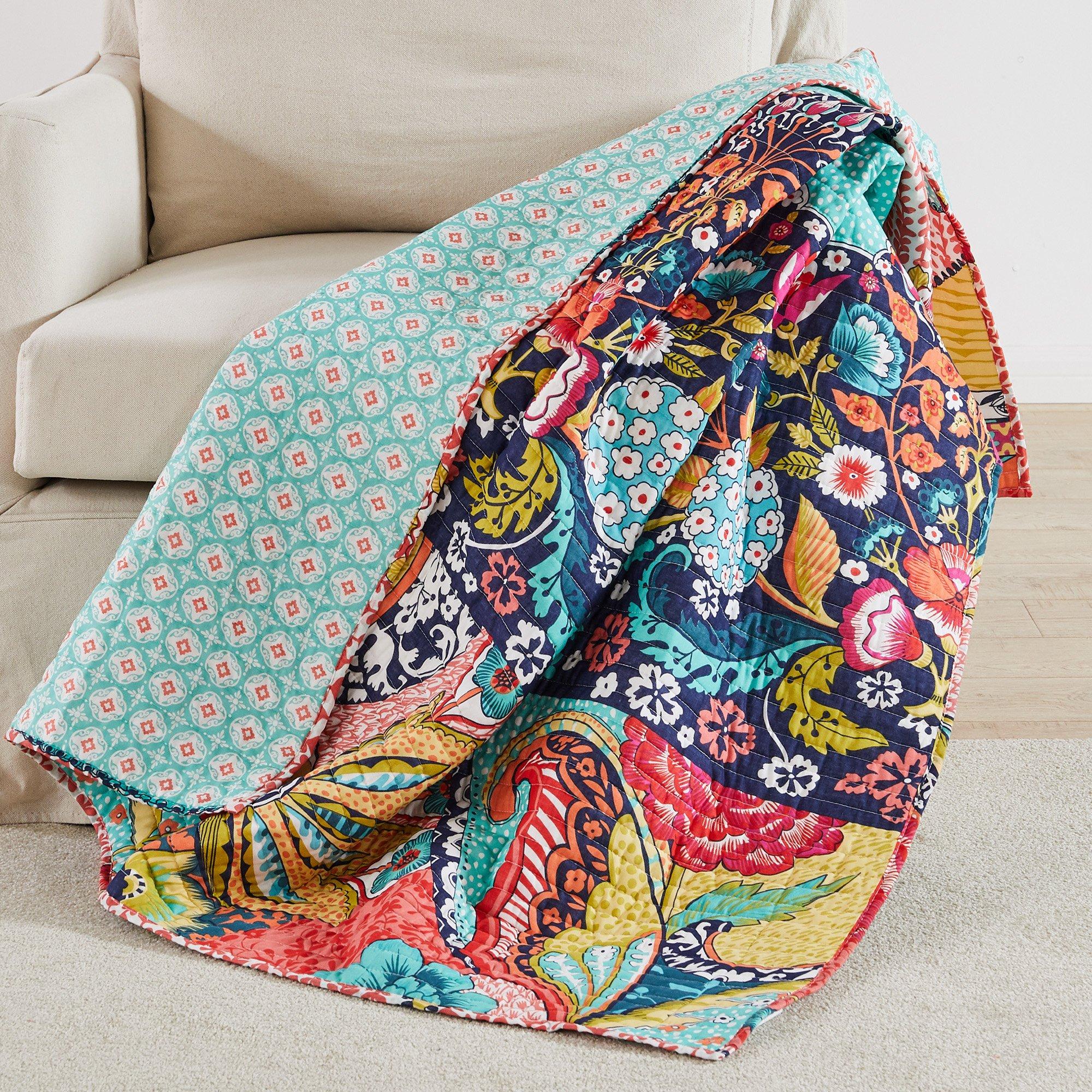 Reversible Jules Quilted Throw