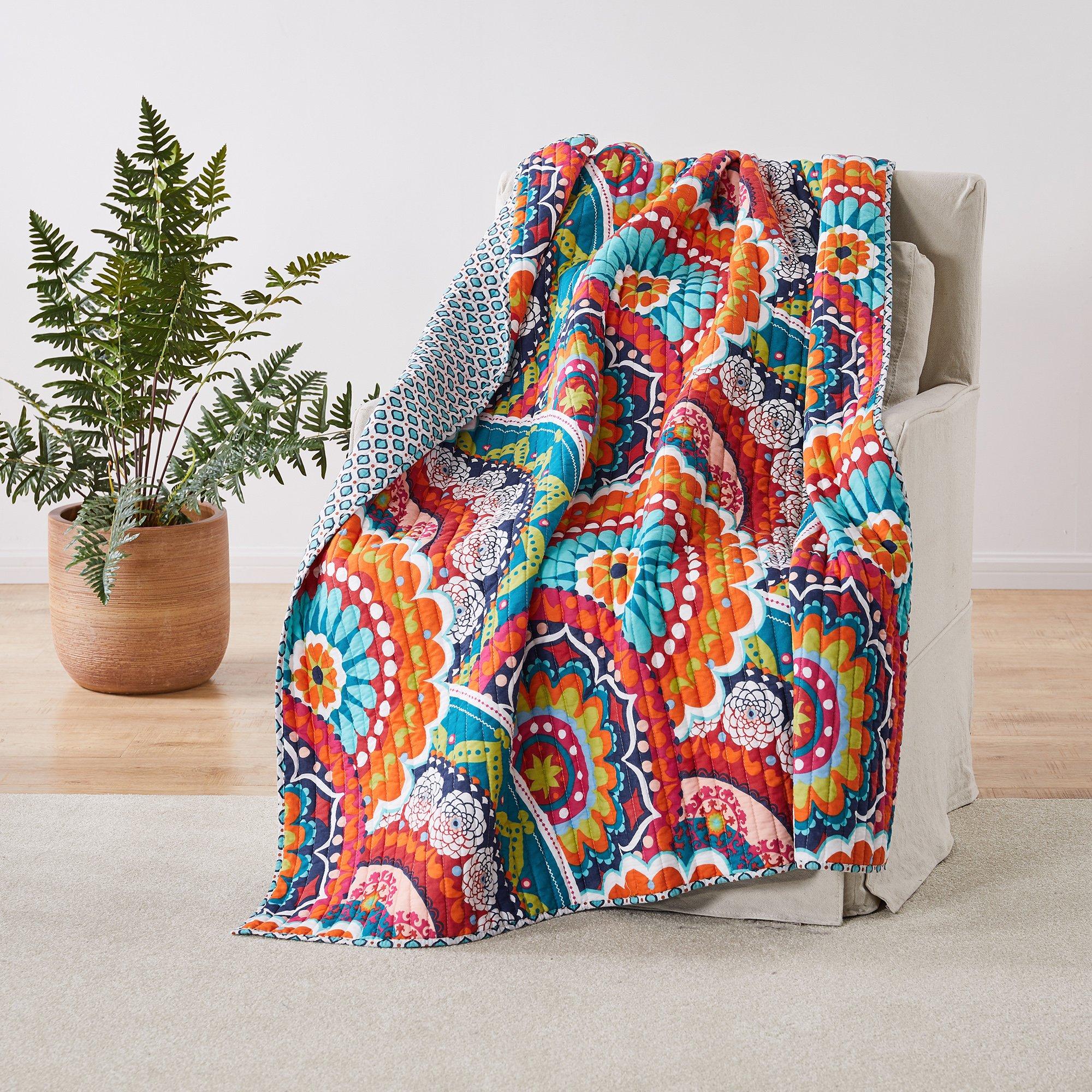 Levtex Home Serendipity Reversible Quilted Throw