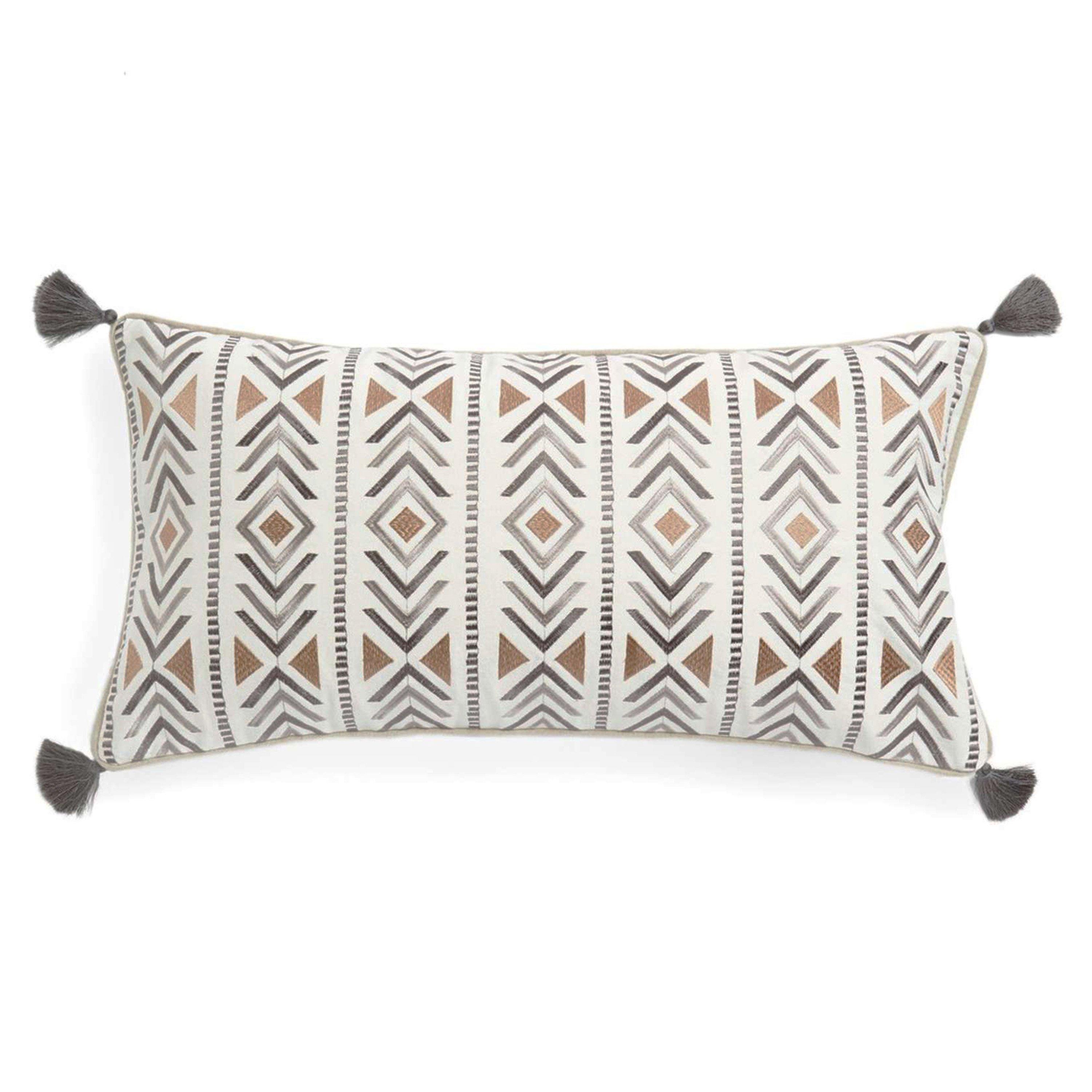 Levtex Home Santa Fe Embroidered with Tassel Pillow