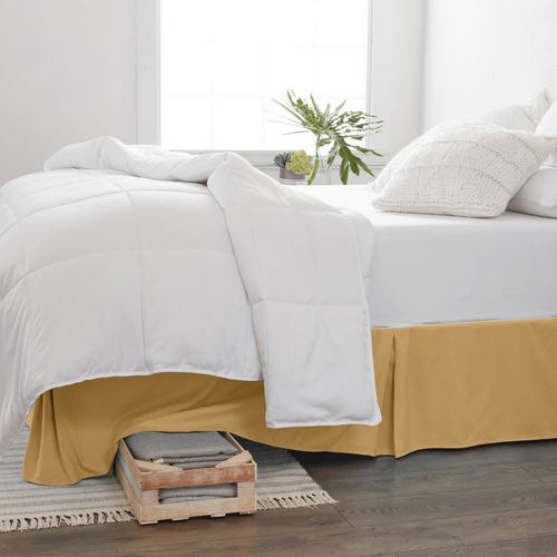 Home Collections Premium Pleated Dust Ruffle Bed Skirt