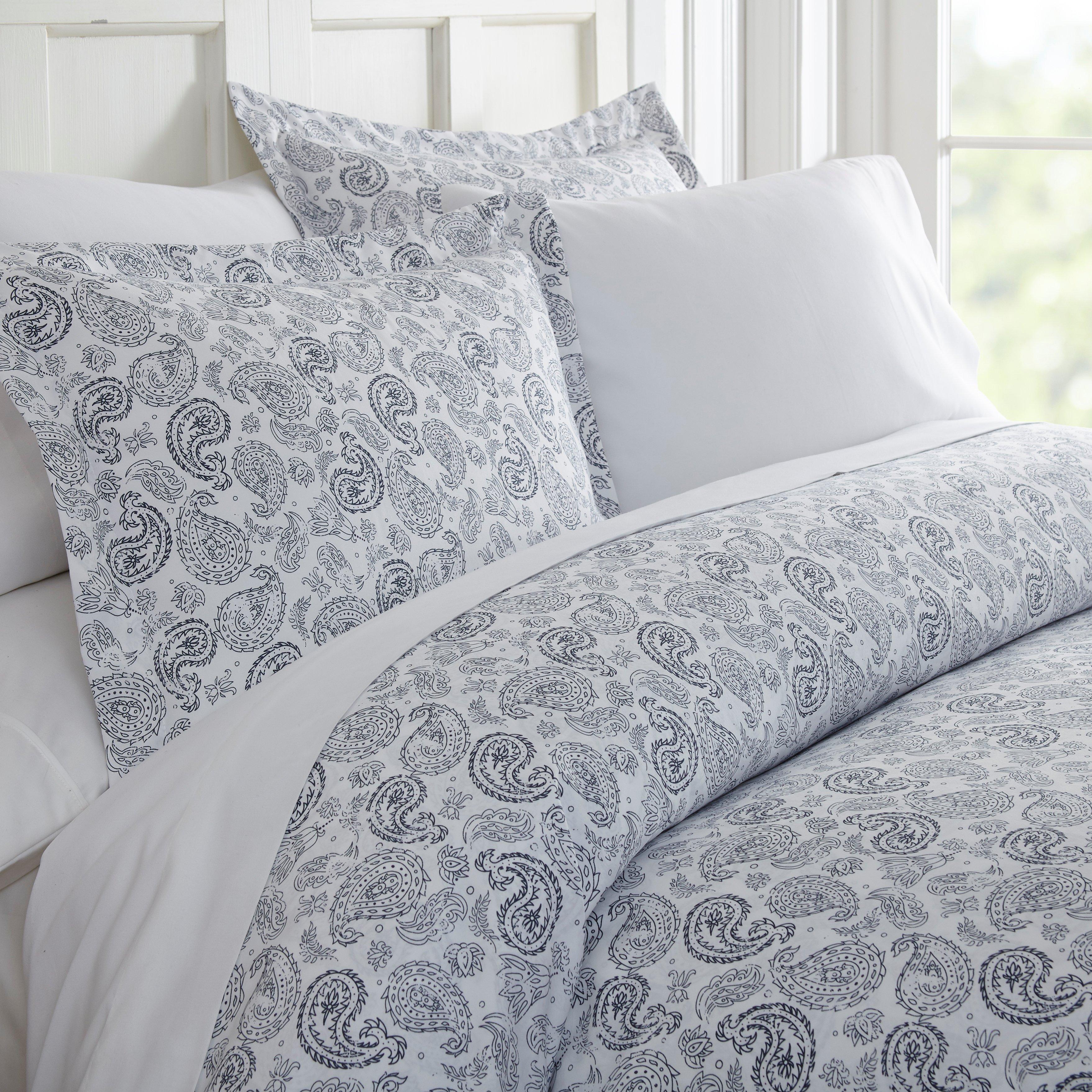 Photos - Bed Linen Home Collections Premium Ultra Soft Paisley Duvet Cover Set