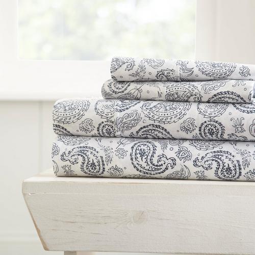 Home Collections Premium Ultra Soft Coarse Paisley Sheet
