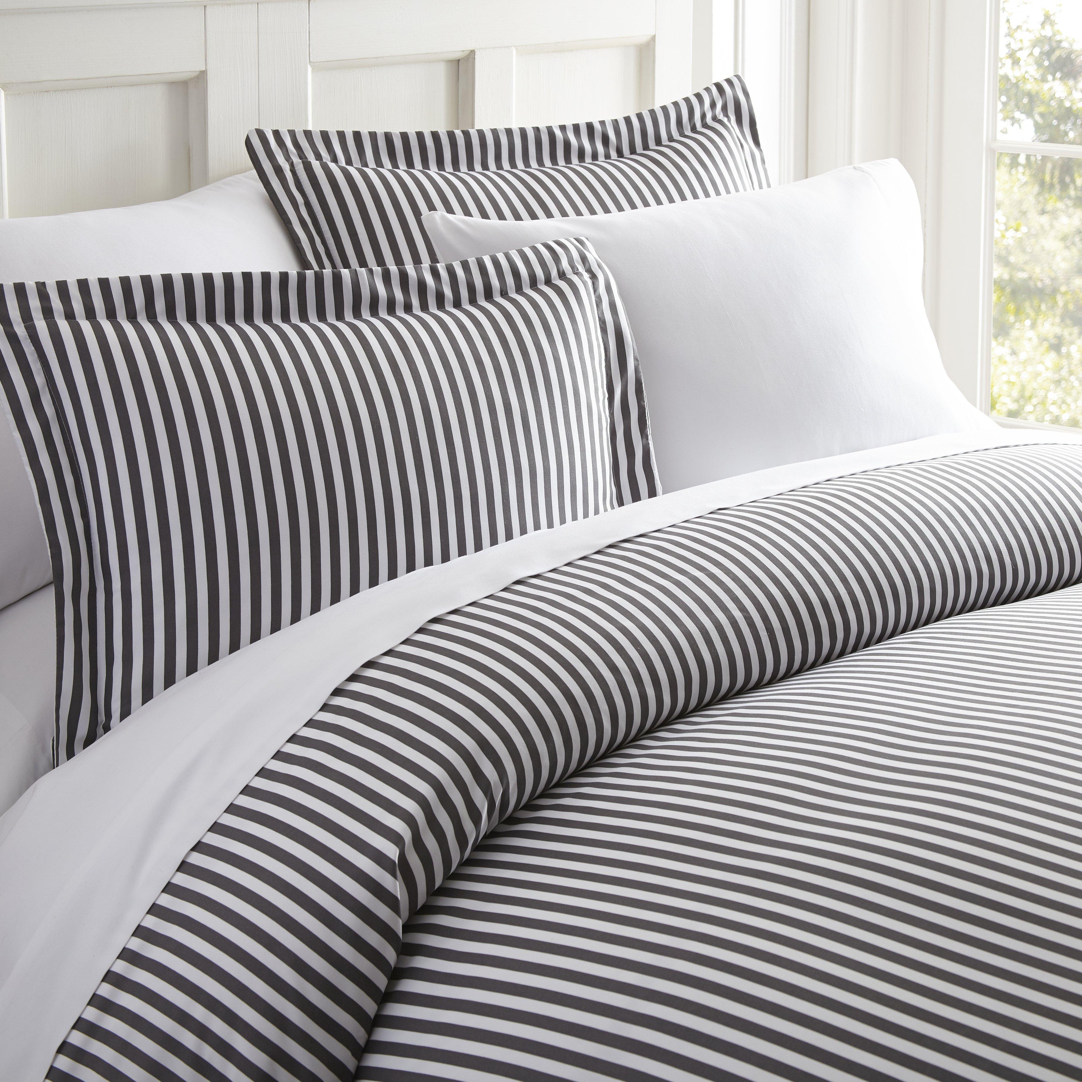 Photos - Bed Linen Home Collections Premium Ultra Soft Ribbon Duvet Cover Set