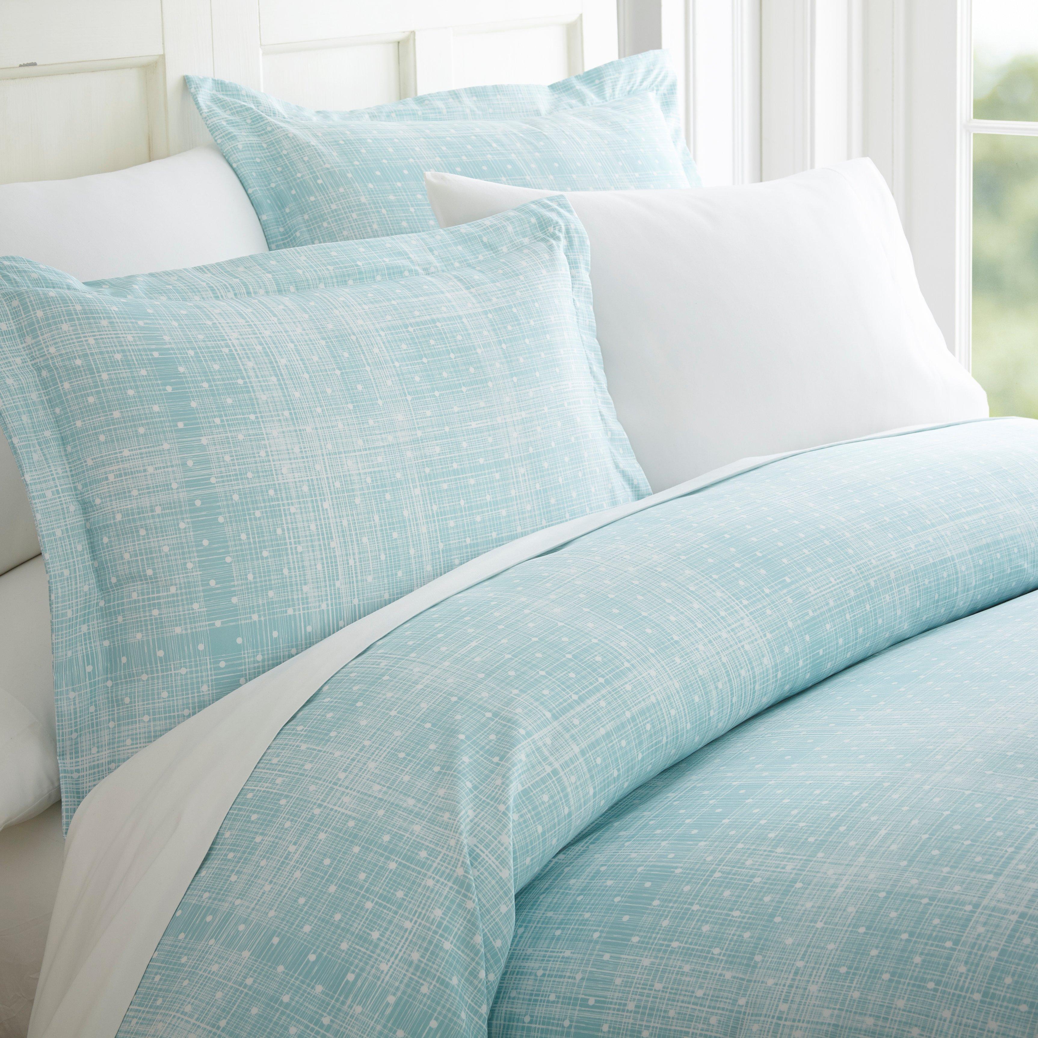Photos - Bed Linen Home Collections Premium Soft Polka Dot Duvet Cover Set