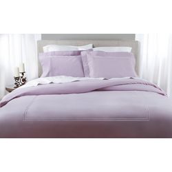 Elite Home Soft Washed Solid Percale Duvet Cover