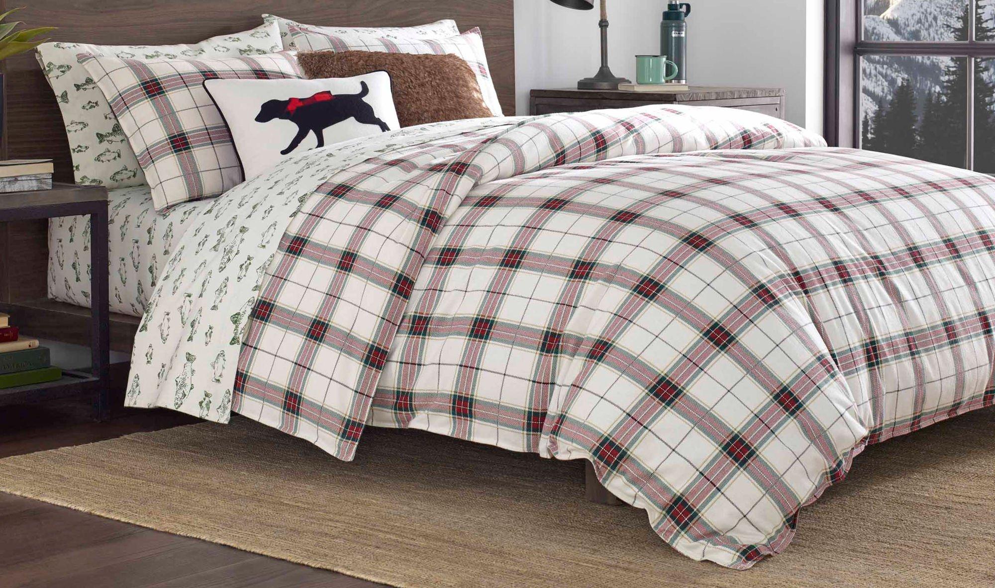 Eddie Bauer Riverdale Plaid Flannel Duvet Cover Set Bealls Florida