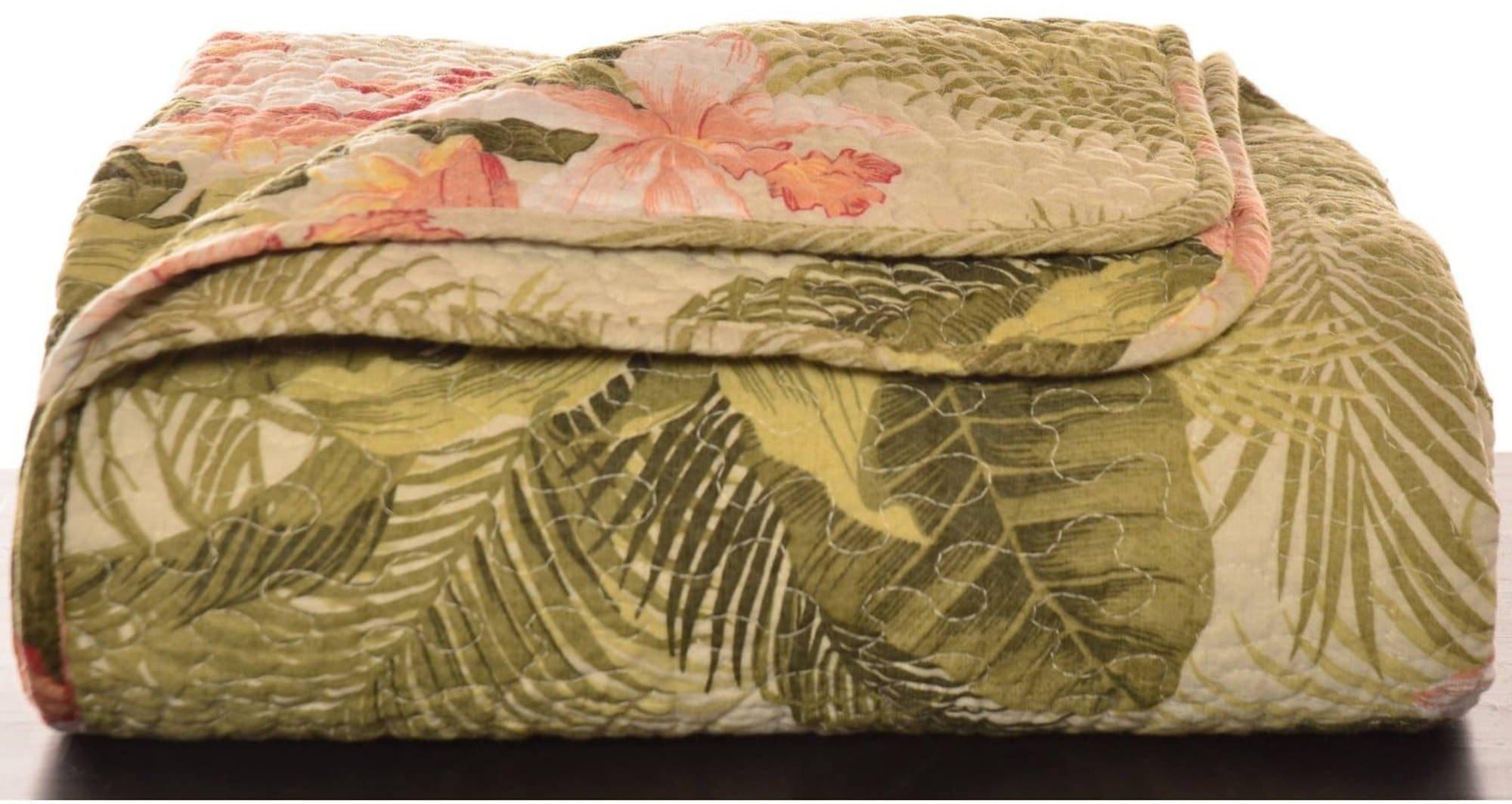 Tommy Bahama Tropical Orchid Throw Blanket