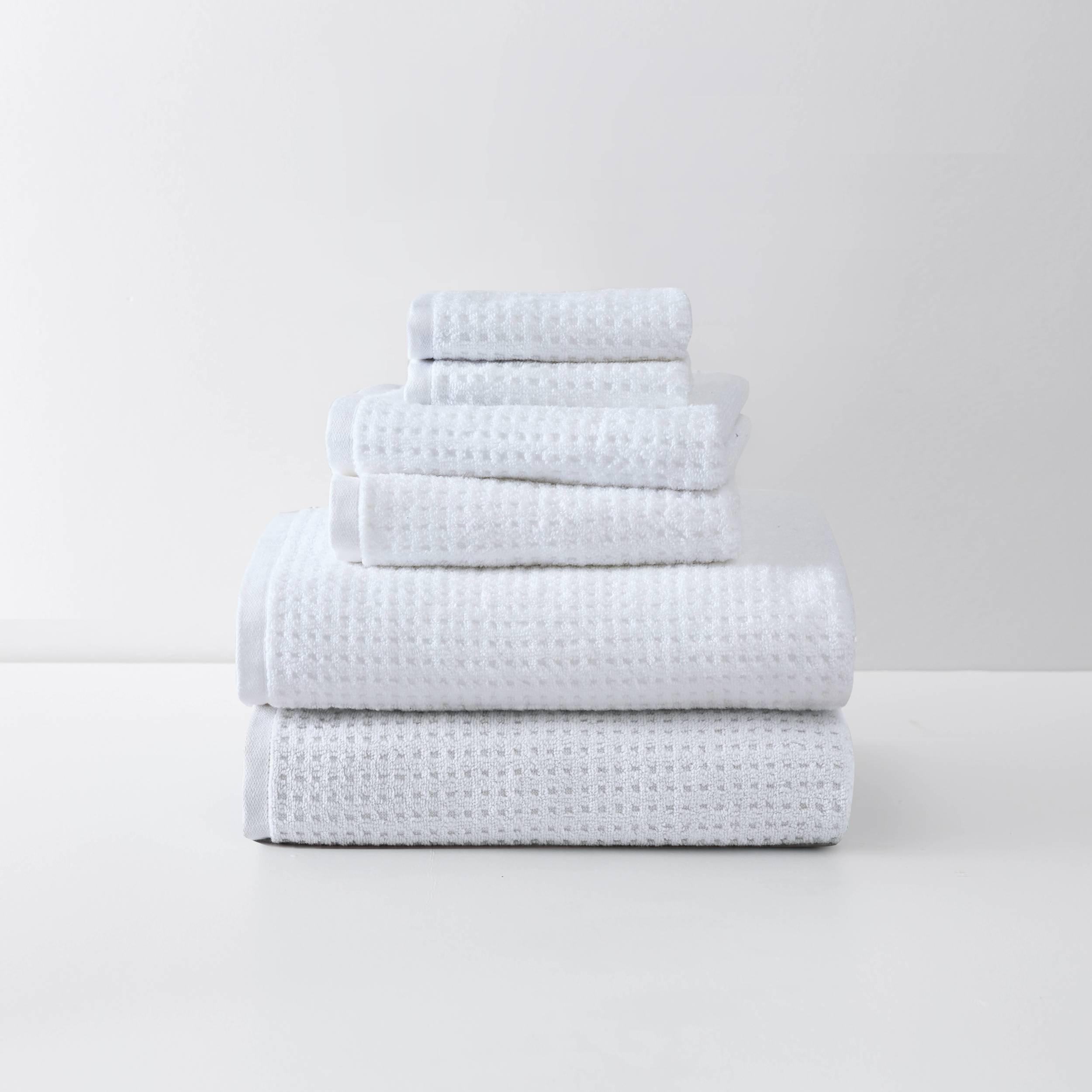 Madison Park Adrien Super Soft 6 Piece Cotton Towel Set