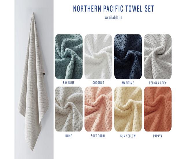 Tommy Bahama Northern Pacific 6-Piece Beige Cotton Towel Set