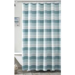 Hula Beach Medium Blue Shower Curtain