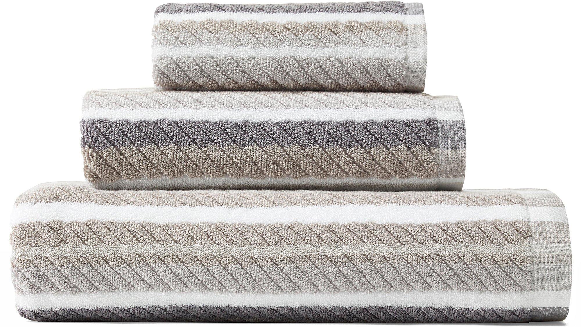 Ocean Bay Stripes 3-pc. Bath Towel Set
