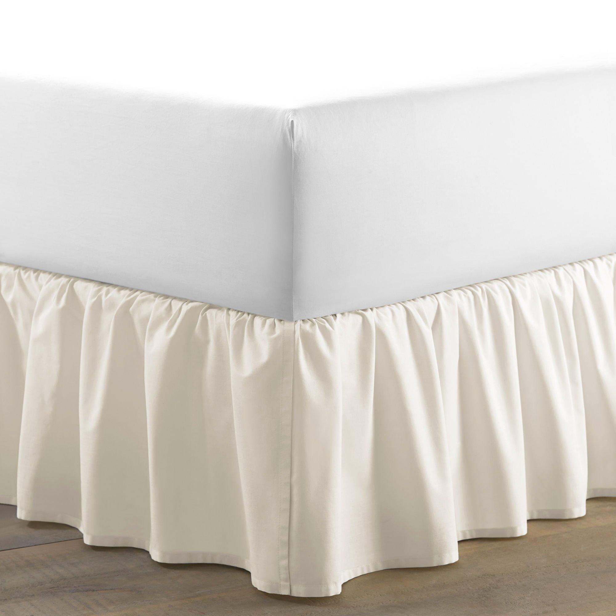 Photos - Bed Linen Laura Ashley Solid Ruffle Bed Skirt