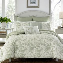 Laura Ashley Natalie 100% Cotton Comforter Bedding Set