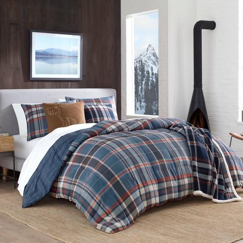 Eddie Bauer Shasta Lake Micro Suede Comforter Bedding