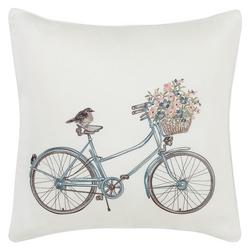 Natural Bicycle 20'' x 20'' Decorative Pillow
