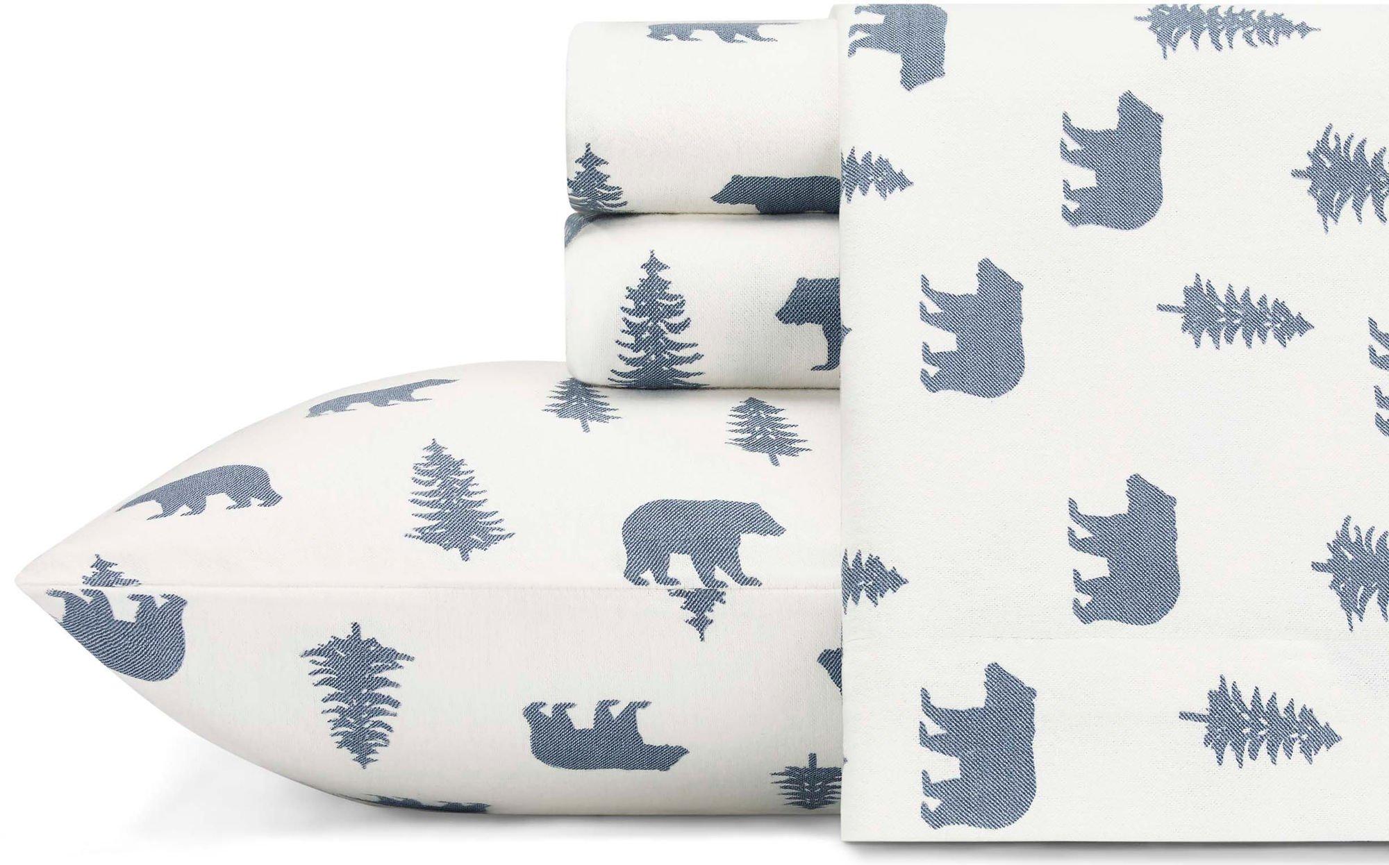 Bears & Trees Flannel Sheet Set