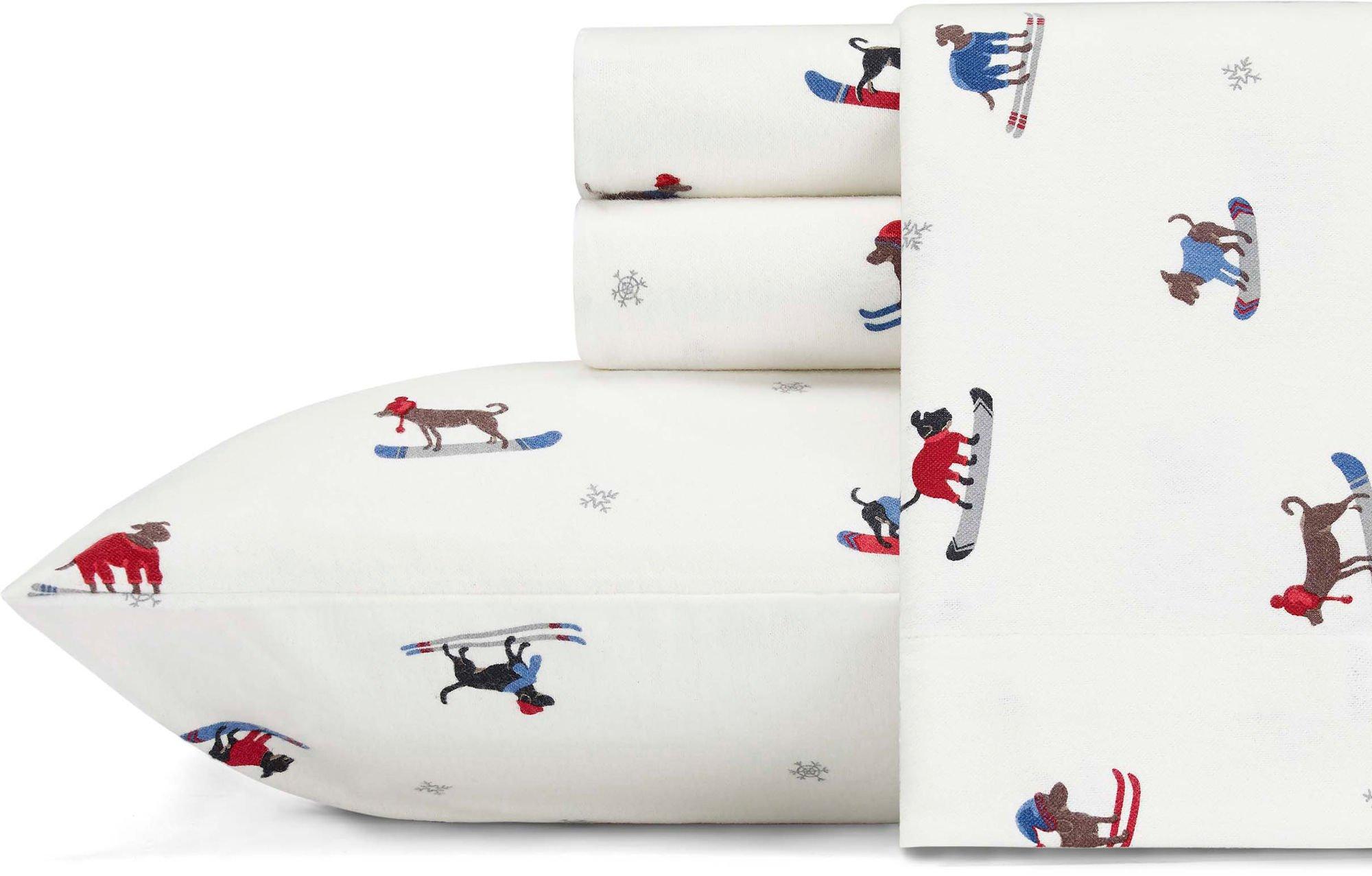 Photos - Bed Linen Eddie Bauer Ski Patrol Flannel Sheet Set 