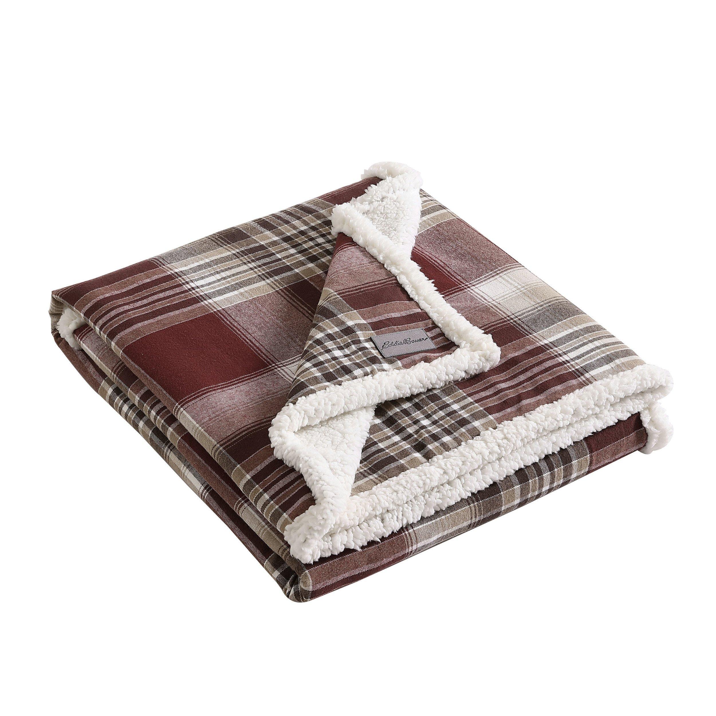 Photos - Other interior and decor Eddie Bauer Twin Lakes Flannel Reversible Throw 