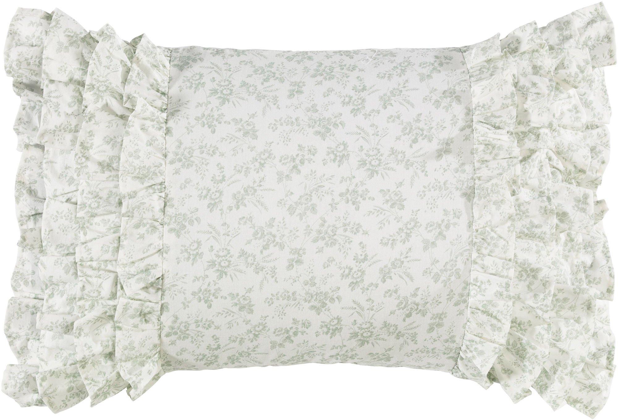 Harper Floral Ruffle Breakfast Pillow