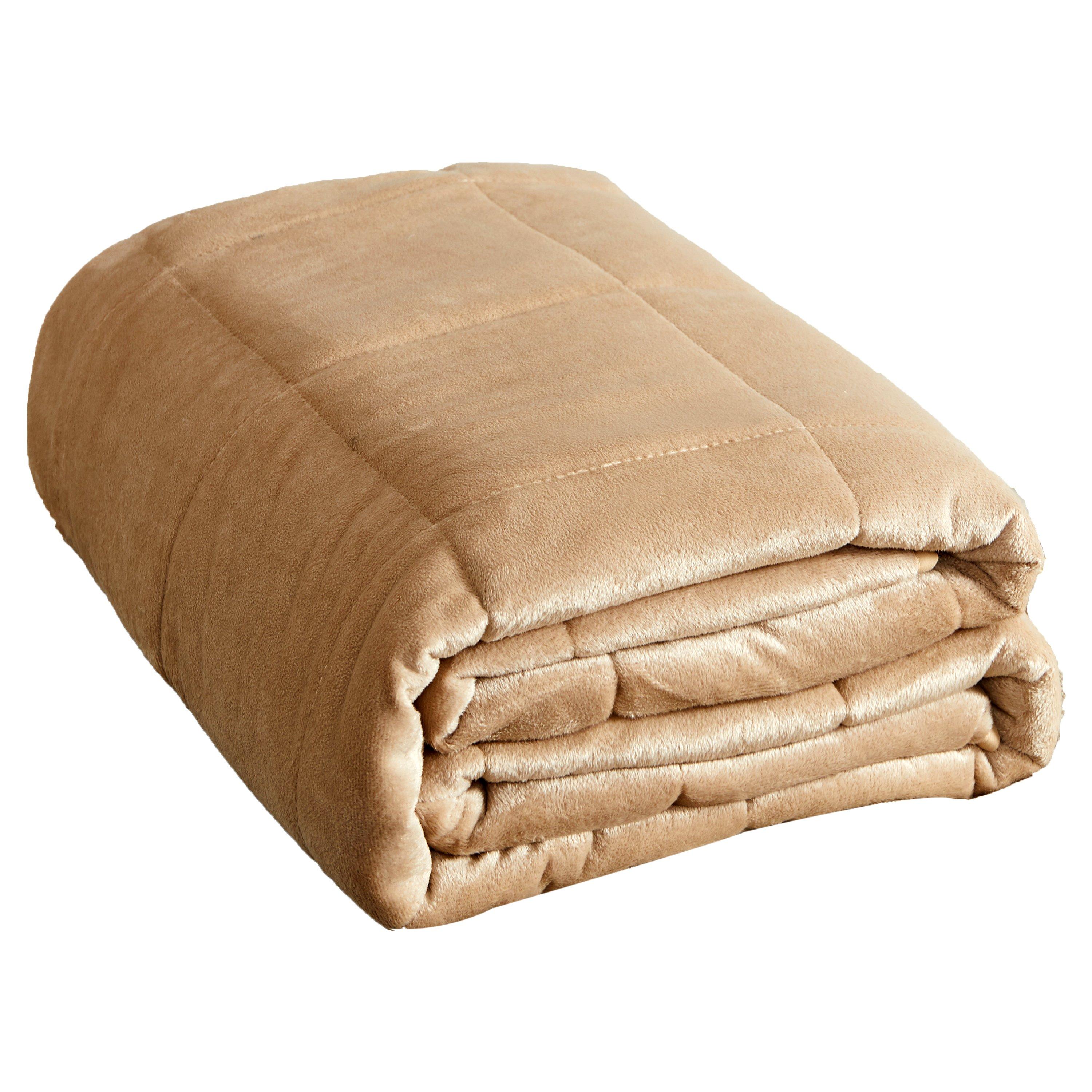 Plush Faux Mink 15 lb Weighted Blanket
