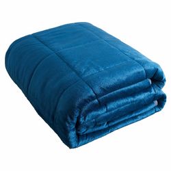 Sutton Home Plush Faux Mink 15 lb Weighted Blanket