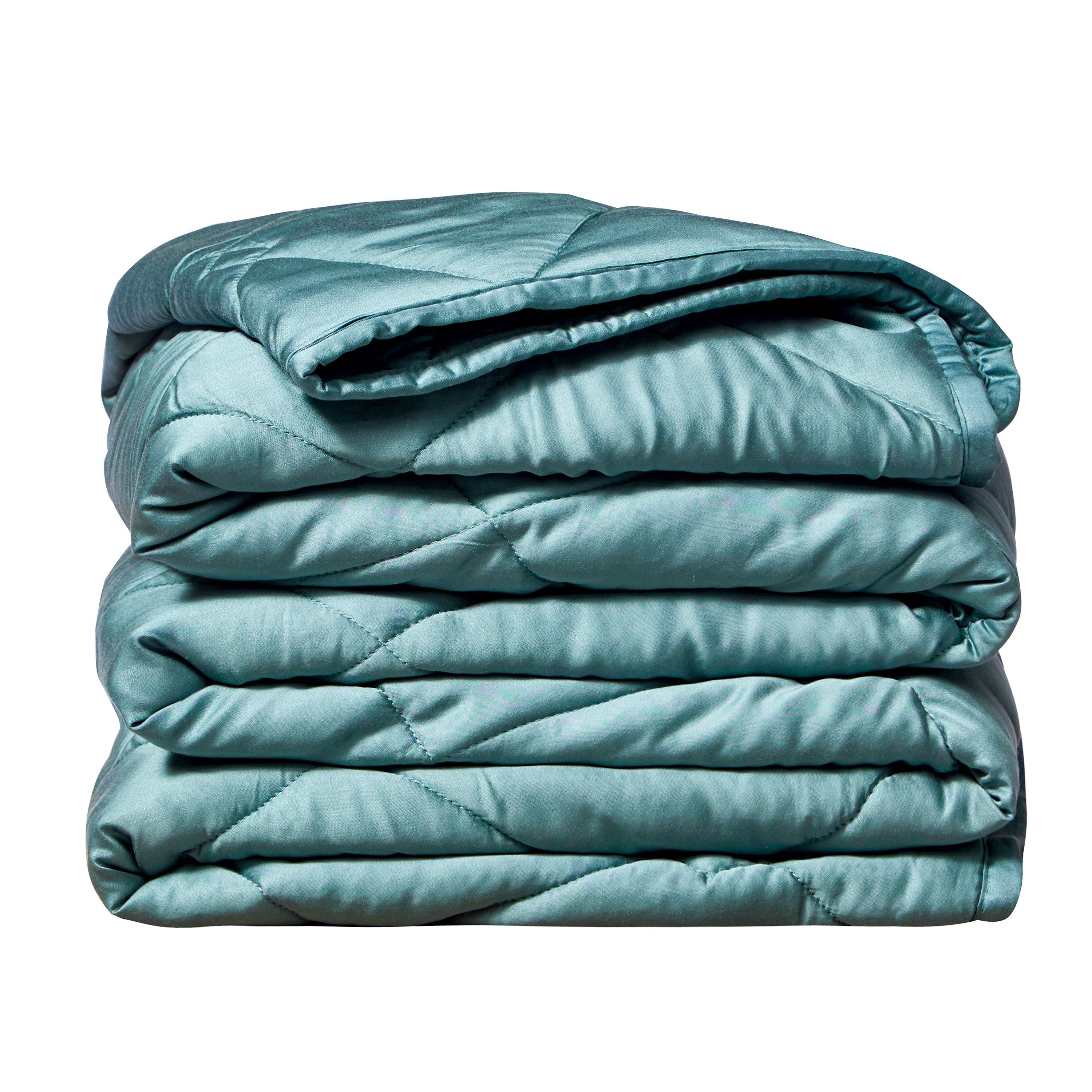 Breathable Bamboo 12 lb Weighted Throw Blanket