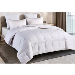 Blue Ridge Supreme Cotton Damask Stripe Down Comforter