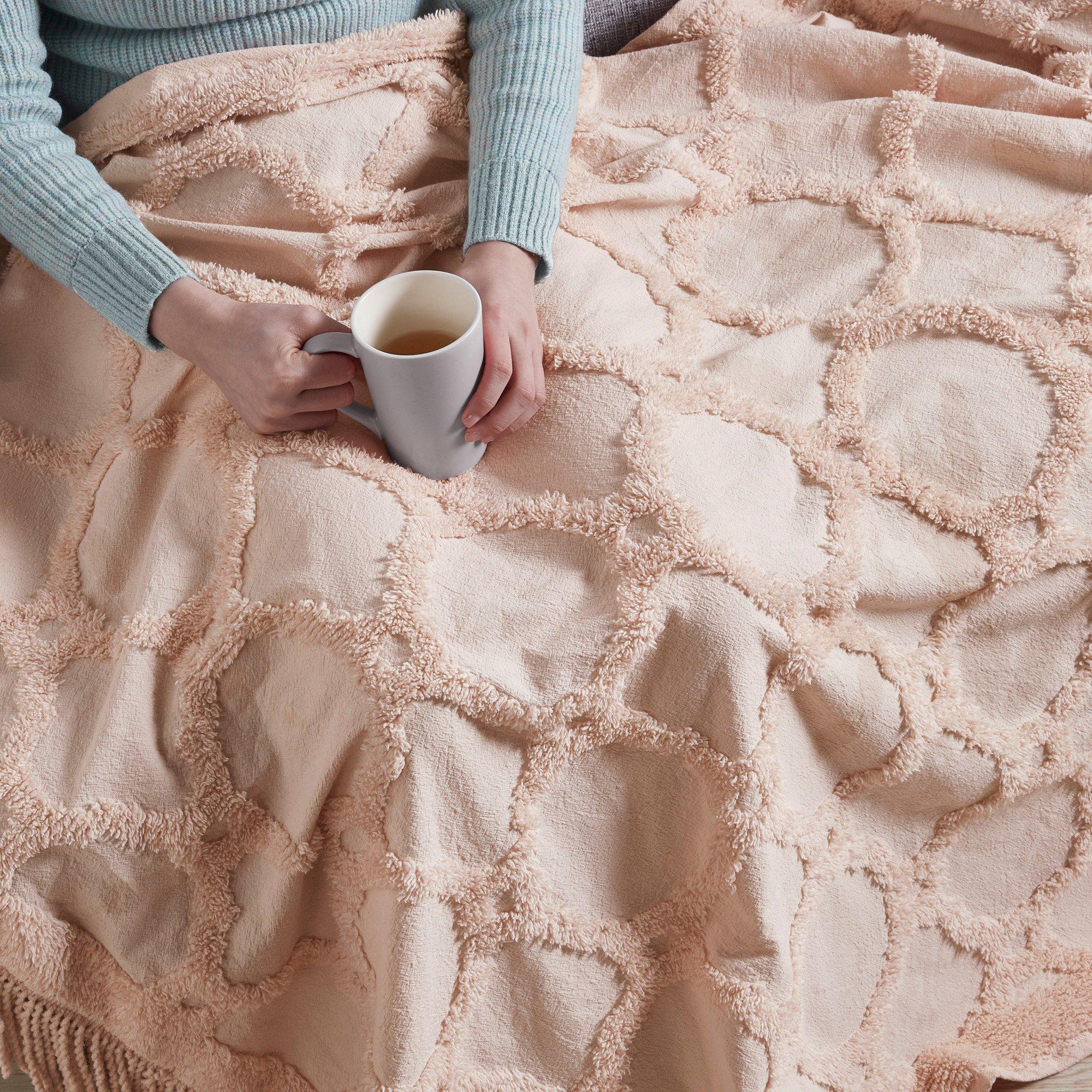 Brianne Cotton Tufted Blanket