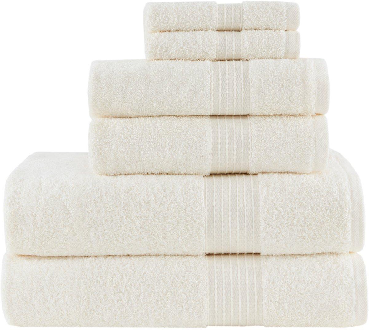  Caro Home Bethany Towel Collection Bath Towel Beige : Home &  Kitchen