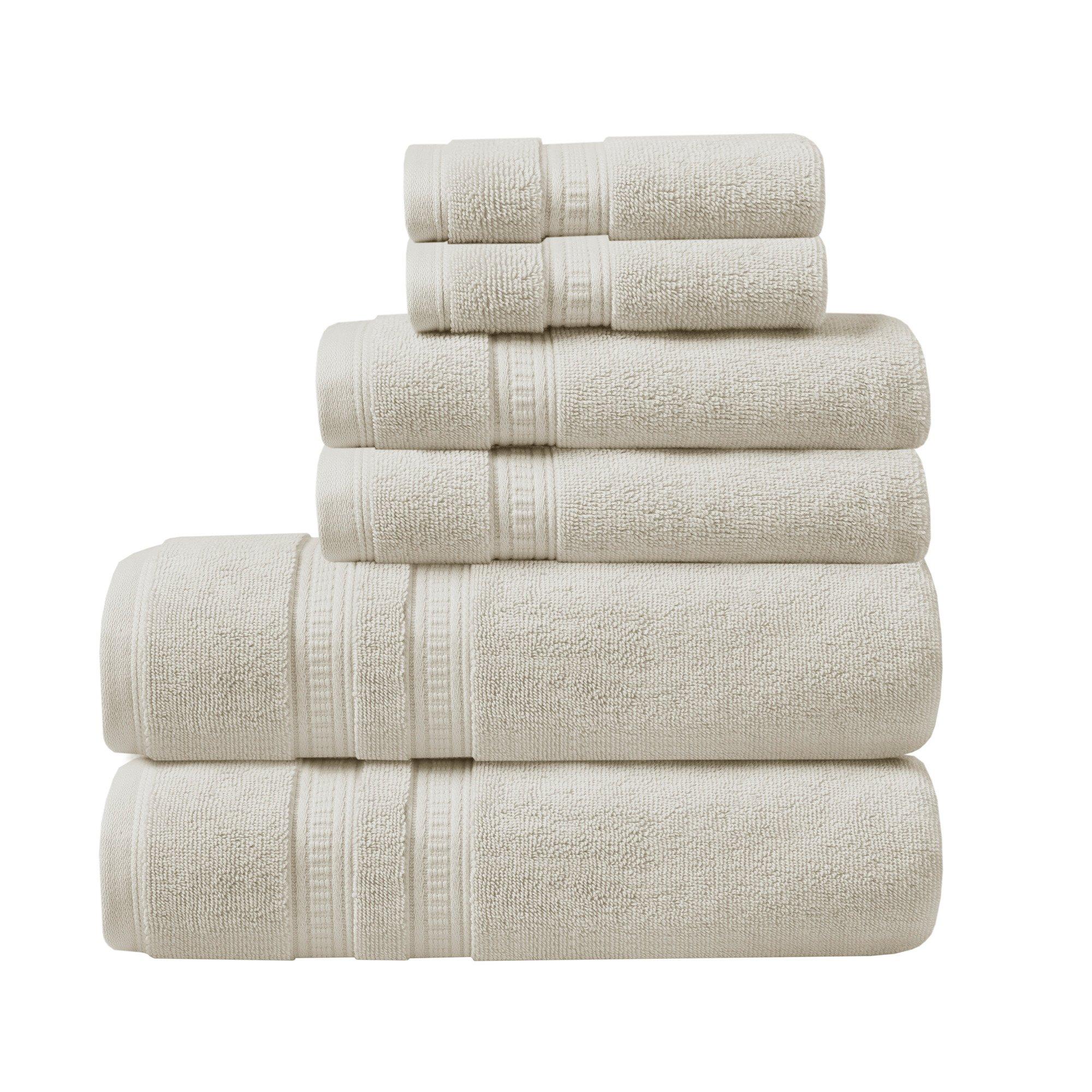 Photos - Towel Beautyrest 100 Cotton Feather Touch Antimicrobial  6 Piece Set 