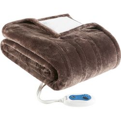 Beautyrest Heated Snuggle Plush Wrap