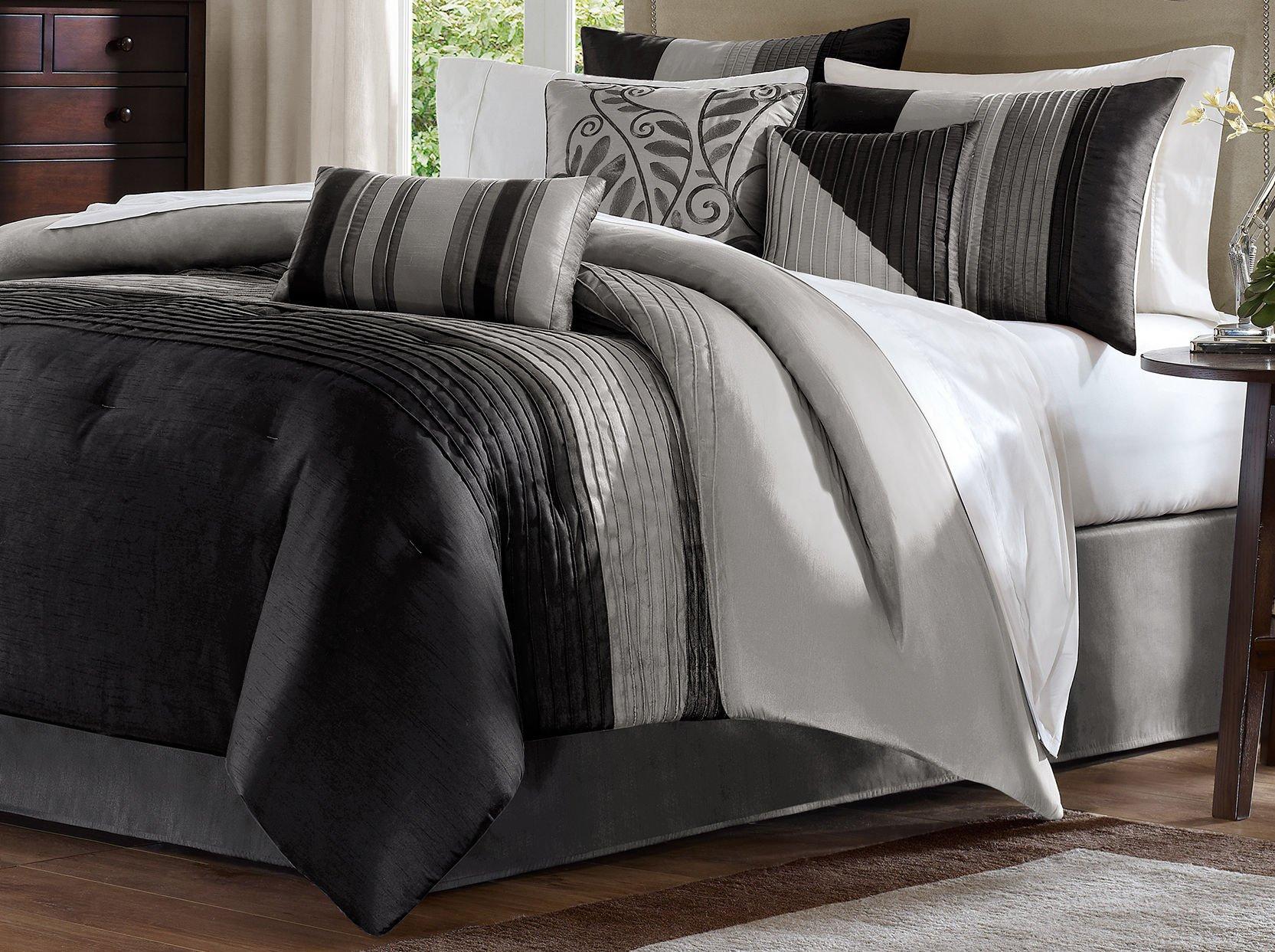 Madison Park Palmer Grey 7 Pc Comforter Set Bealls Florida