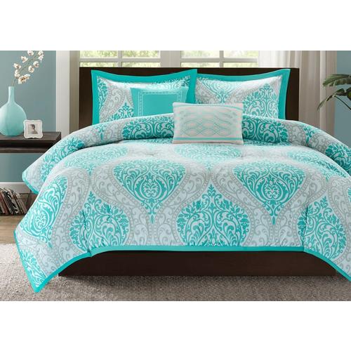 Intelligent Design Senna Aqua Blue Comforter Set Bealls Florida