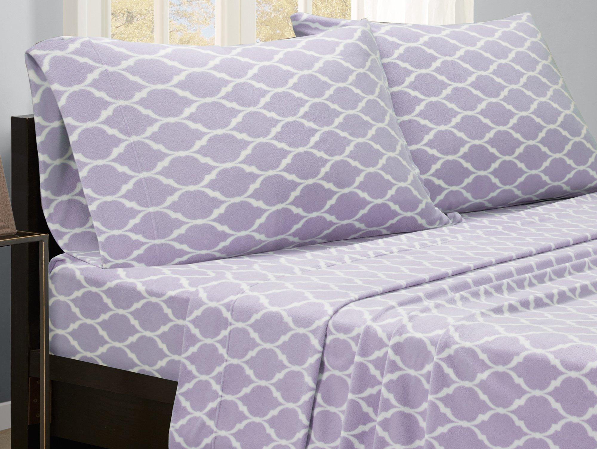 True North Ogee Print Micro Fleece Sheet Set