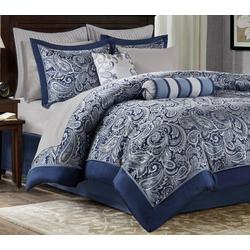 Aubrey Navy 12-pc. Comforter Set