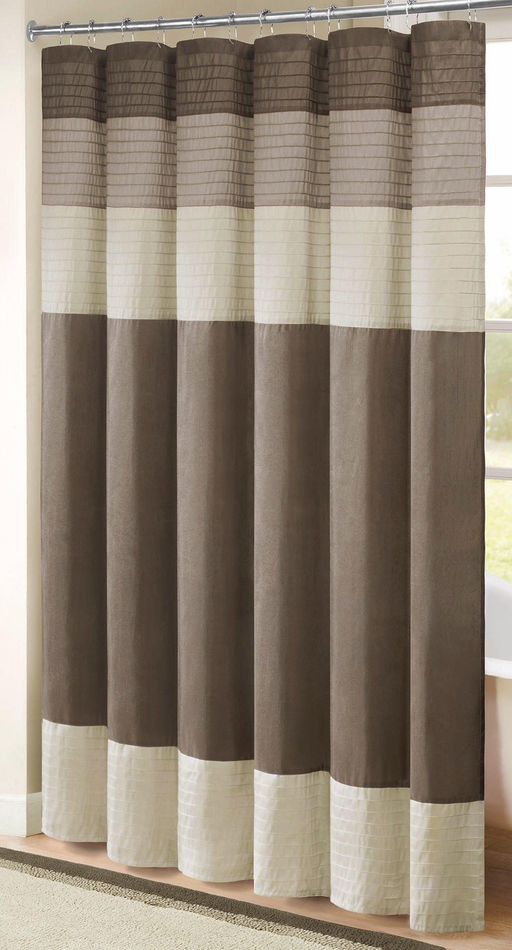 Madison Park Amherst Natural Shower Curtain