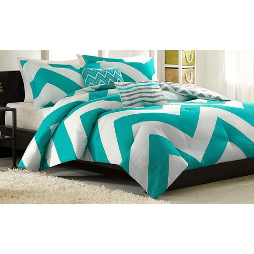 Mi Zone Libra Teal White Comforter Set Bealls Florida