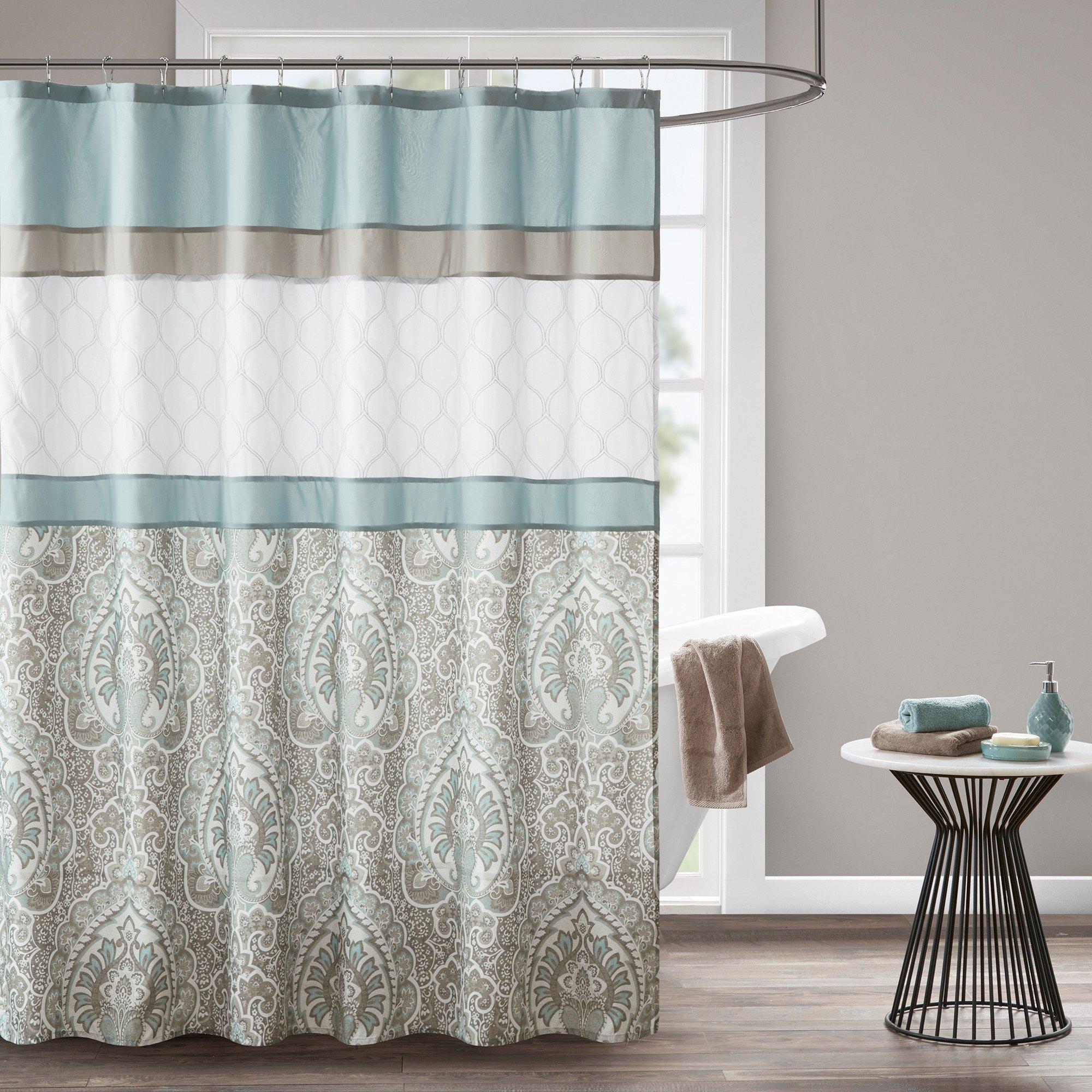 510 Design Shawnee Printed & Embroidered Shower Curtain