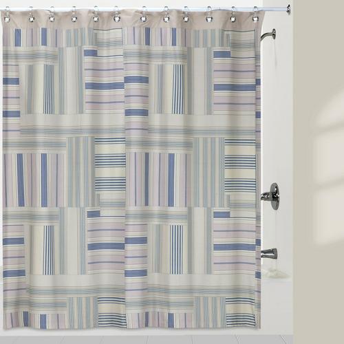 Creative Bath Ticking Stripe Shower Curtain