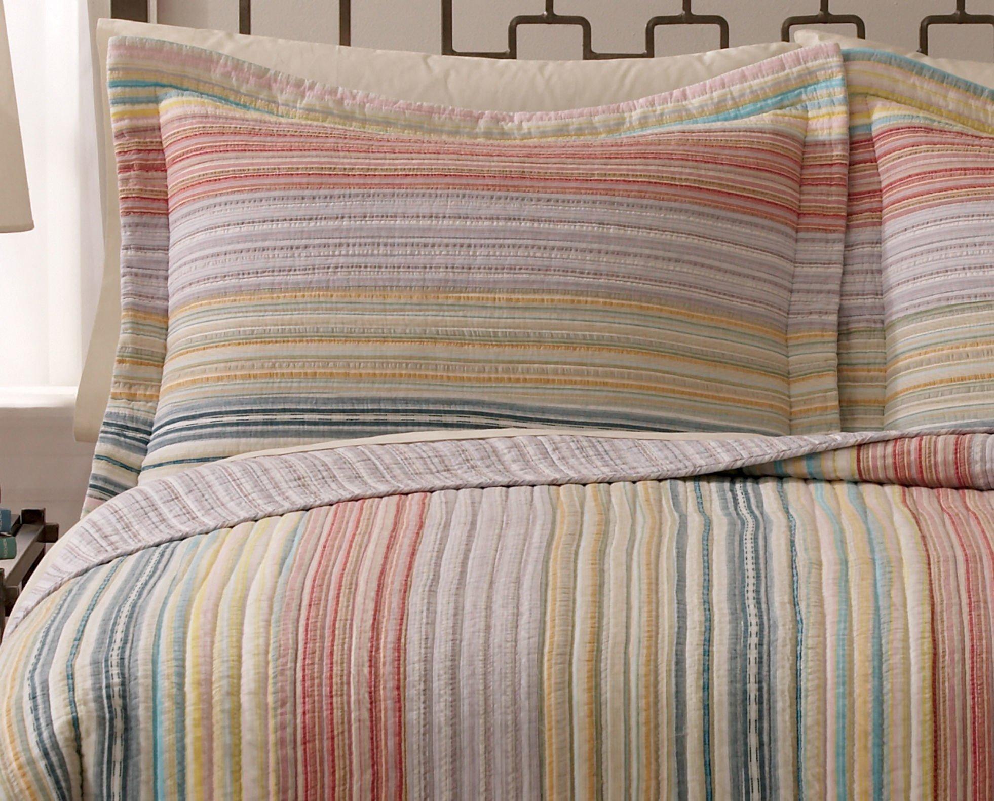 Stripe Pastel Standard Pillow Sham