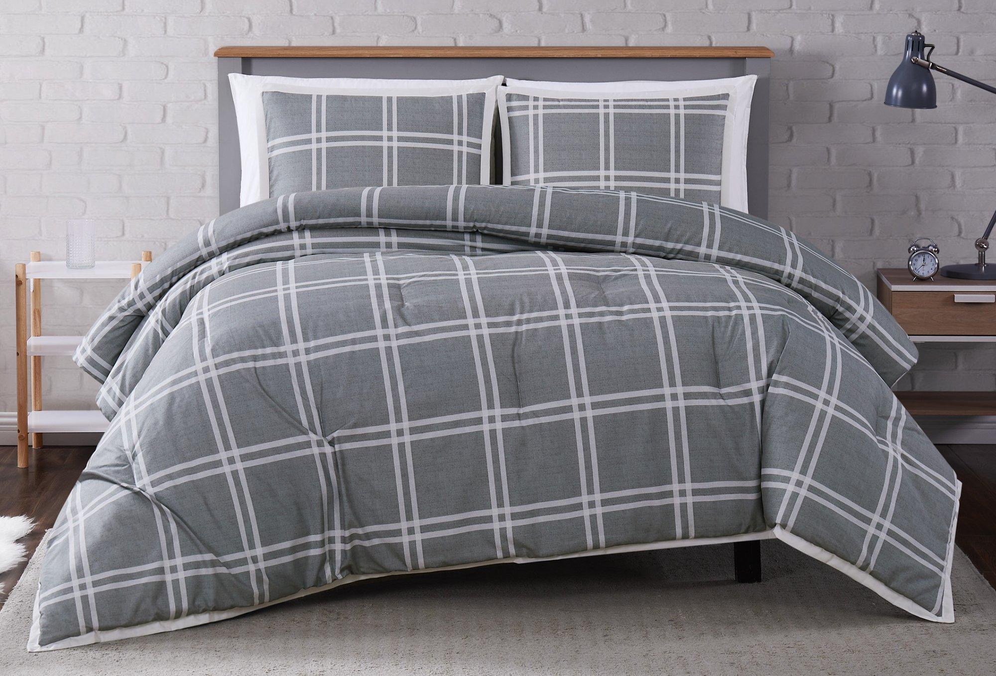 Truly Soft Leon Plaid Comforter Set