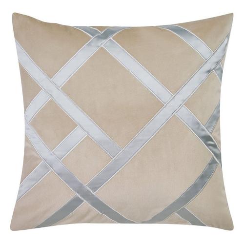 Charisma Home Tristano Large Square Embroidered Decor Pillow