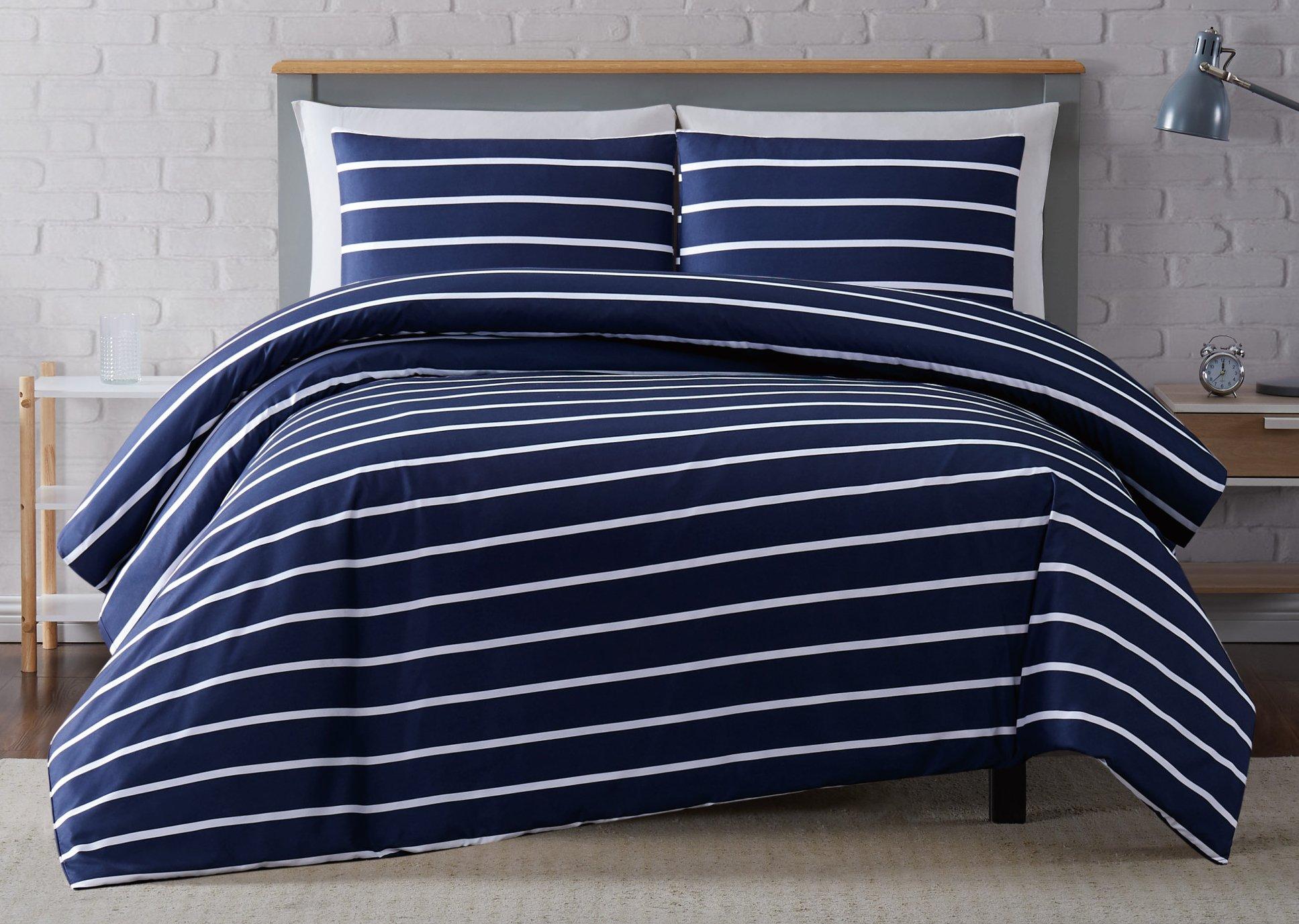 Photos - Bed Linen Truly Soft Maddow Stripe Duvet Cover Set