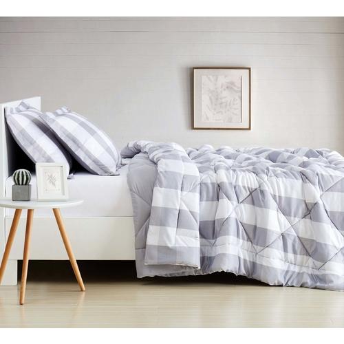 Truly Soft Everyday Grey Buffalo Plaid Comforter Set Bealls Florida