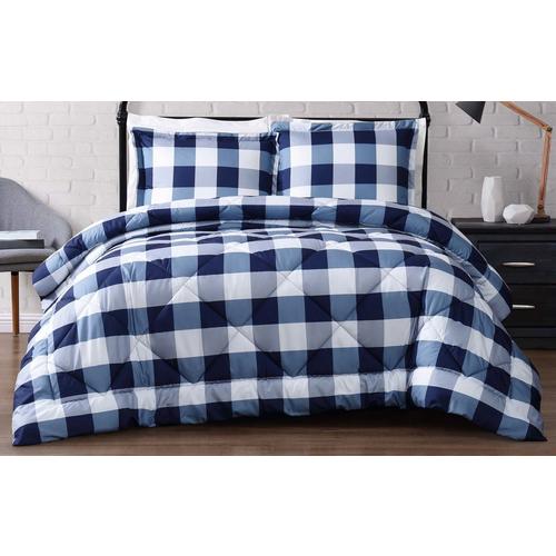 Truly Soft Everyday Navy Buffalo Plaid Comforter Set Bealls Florida